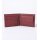 GELDBÖRSE weinrot, Rindsleder 13x9,5cm