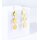 OHRRINGE Upcycling Messing, Formen L 8cm