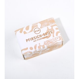 PFIRSICH-Seife 100% natürliche Öle, 100g, 5x8xH3,5cm