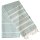 Fouta HAMMAM L weiß-eukalyptusblau