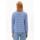 XIANAA STRIPE LONGSLEEVE oatmilk-dynamo blue XS