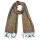 Schal PAISLEY grun-rot-beige, 165x35cm, 100 % Seide
