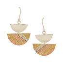 Ohrringe HALFMOON, TRICOLOR
