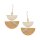 Ohrringe HALFMOON, TRICOLOR