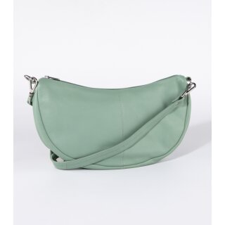 TASCHE Crossbody M mint, Rindsleder H19 x B28 x T8cm