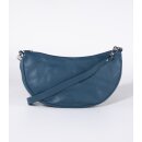 TASCHE Crossbody M petrol, Rindsleder H19 x B28 x T8cm