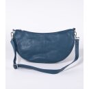 TASCHE Crossbody M petrol, Rindsleder H19 x B28 x T8cm