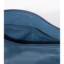 TASCHE Crossbody M petrol, Rindsleder H19 x B28 x T8cm