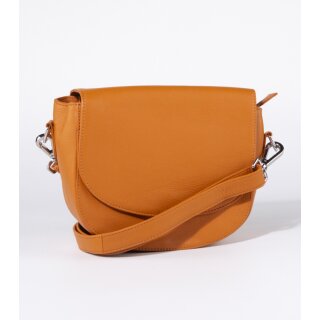 SATTELTASCHE orange, Rindsleder H20 x B25 x T9,5cm