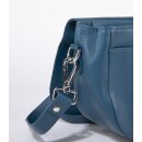 SATTELTASCHE petrol, Rindsleder H20 x B25 x T9,5cm