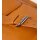 TASCHE Fächer orange, Rindsleder H30 x B27 x T10cm