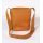 TASCHE Fächer orange, Rindsleder H30 x B27 x T10cm