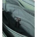 TASCHE Fächer mint, Rindsleder H30 x B27 x T10cm