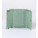 GELDBÖRSE mini mint, Rindsleder 10x7,5cm