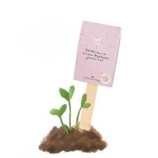 Danke, dass du mir beim Wachsen geholfen hast - Saatgruß
