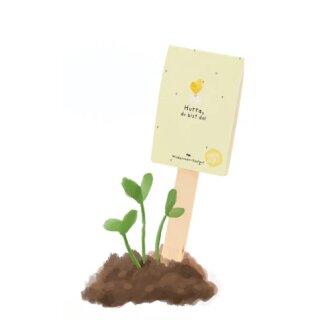 Hurra du bist da - Saatgruß