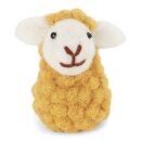 Schaf sitzend ocker, 5,5 cm