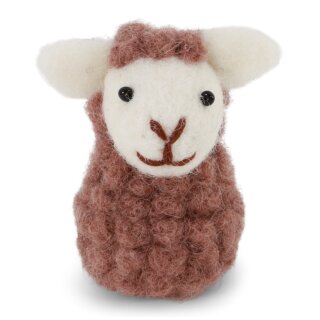 Schaf sitzend lavendel, 5,5 cm