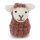Schaf sitzend lavendel, 5,5 cm