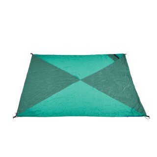 Travel Blanket - Exotic ocean/petrol green
