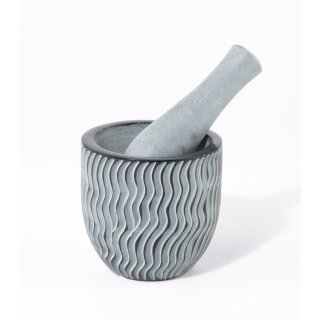 MÖRSER  Rillen, Palewastein 9xH9cm