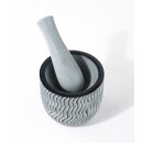 MÖRSER  Rillen, Palewastein 9xH9cm