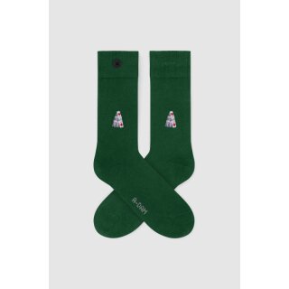 Socken House of Cards green