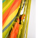 HÄNGESESSEL fixes Fußteil Yala, orange grün, BW 130x127