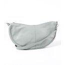 TASCHE Crossbody M salbei, Rindsleder H19 x B28 x T8cm