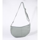 TASCHE Crossbody M salbei, Rindsleder H19 x B28 x T8cm