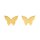Ohrstecker BUTTERFLY, 22K vergoldet