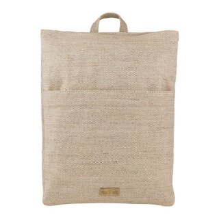 Rucksack FOLD Hanf-Canvas, natur