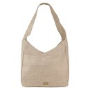 Schultertasche CARIE Hanf-Canvas, natur