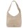 Schultertasche CARIE Hanf-Canvas, natur