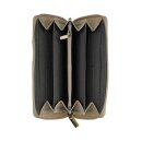Brieftasche DIVA 19,5x10cm Hanf-Canvas natur RFiD sercure