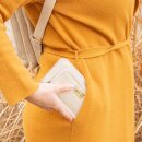 Brieftasche DIVA 19,5x10cm Hanf-Canvas natur RFiD sercure