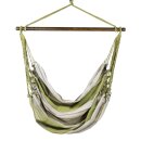 HÄNGESESSEL natur grün, Baumwolle B110xL130cm
