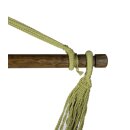 HÄNGESESSEL natur grün, Baumwolle B110xL130cm
