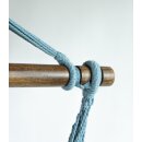 HÄNGESESSEL natur grün, Baumwolle B110xL130cm