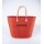 KORBTASCHE Blumenwiese rot, Raffia H40 x B50 x T25cm