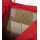 KORBTASCHE Blumenwiese rot, Raffia H40 x B50 x T25cm