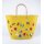 KORBTASCHE Blumenwiese gelb, Raffia H40 x B50 x T25cm