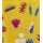 KORBTASCHE Blumenwiese gelb, Raffia H40 x B50 x T25cm