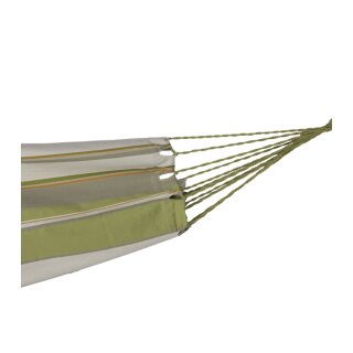 HÄNGEMATTE natur grün, Baumwolle 320x128cm
