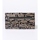 GELDBÖRSE Shanti Fische, Ziegenleder 19x11cm