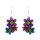 Ohrringe TRIPLE FLOWERS, Flaschenkurbis
