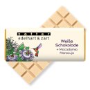 Weiße Schokolade + Macadamia / Maracuja