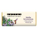 Weiße Schokolade + Macadamia / Maracuja