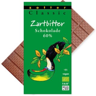 Zartbitter Schokolade 60%