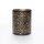 Windlicht 10x13cm, DREAM CATCHER, schwarz-gold, Eisenblech